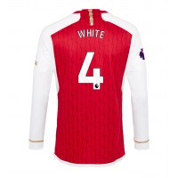Arsenal Benjamin White #4 Domáci futbalový dres 2023-24 Dlhy Rukáv